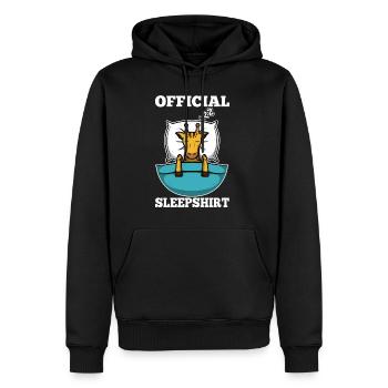 Official sleepshirt Giraffe - Männer Premium Bio Hoodie - Schwarz - Vorne - Nico (187cm)