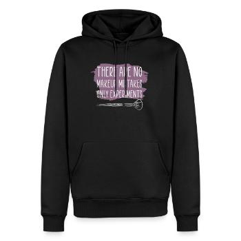Makeup Artist Spruch Geschenk - Männer Premium Bio Hoodie - Schwarz - Vorne - Nico (187cm)