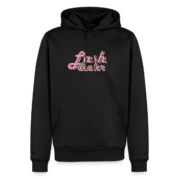 Lash Artist Eyelash Expert Lash Tech Lash Dealer - Men’s Premium Organic Hoodie - black - Front - Nico (187cm)