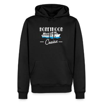 Honeymoon Cruise Shirt Geschenk Flitterwochen - Männer Premium Bio Hoodie - Schwarz - Vorne - Nico (187cm)