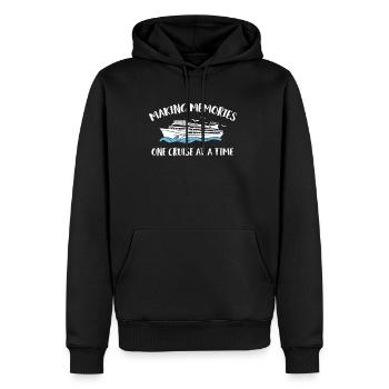 Making Memories One Cruise At A Time - Men’s Premium Organic Hoodie - black - Front - Nico (187cm)