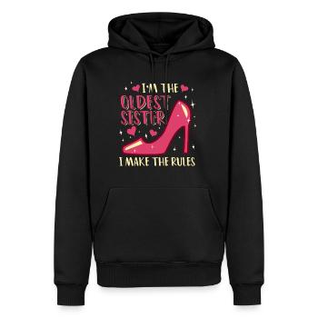 I'm The Oldest Sister I Make The Rules - Men’s Premium Organic Hoodie - black - Front - Nico (187cm)