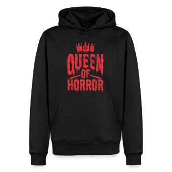 Queen Of Horror For Scary Films Lover Halloween - Men’s Premium Organic Hoodie - black - Front - Nico (187cm)