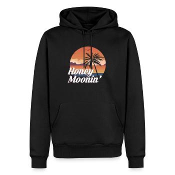 Honeymoon Flitterwochen Urlaub Shirt - Männer Premium Bio Hoodie - Schwarz - Vorne - Nico (187cm)