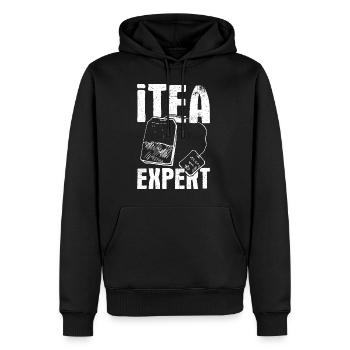 Informatiker Spruch It Experte Computer Nerd Admin - Männer Premium Bio Hoodie - Schwarz - Vorne - Nico (187cm)