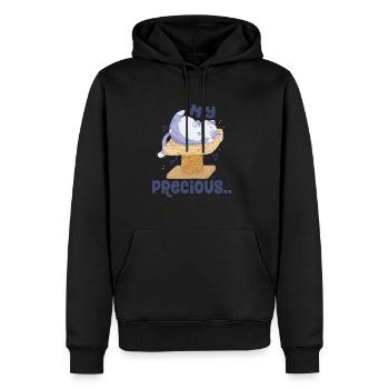My Precious Cat on a Scretching Post Cat Lover - Männer Premium Bio Hoodie - Schwarz - Vorne - Nico (187cm)