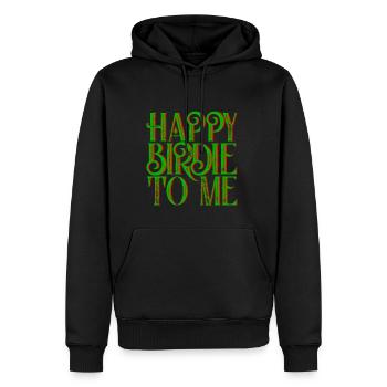 Happy Birdie To Me 3 - Männer Premium Bio Hoodie - Schwarz - Vorne - Nico (187cm)