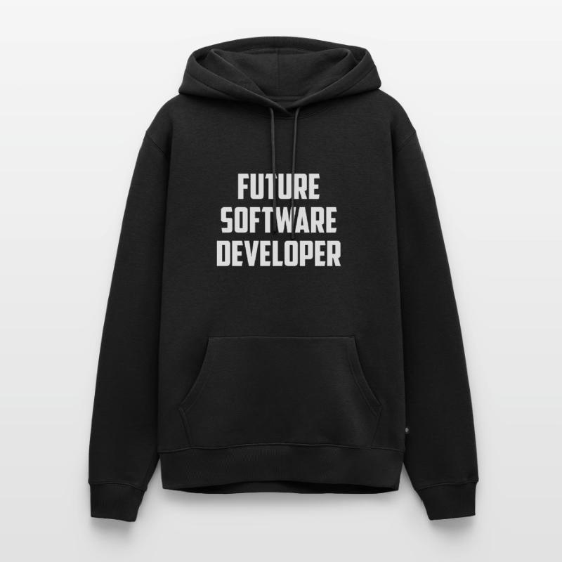 Future Software Developer Computer Nerd Men’s Premium Organic Hoodie