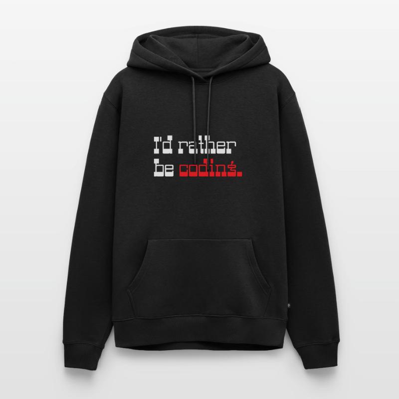 Je préfère coder Programmer Coder Sweat à capuche Premium bio Homme