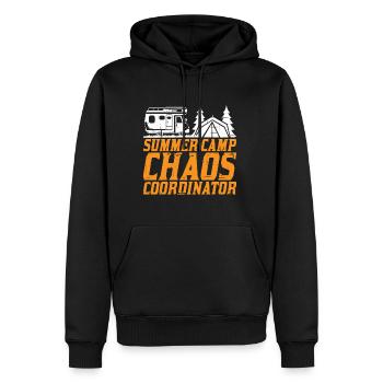 Summer Camp Chaos Coordinator 6 - Männer Premium Bio Hoodie - Schwarz - Vorne - Nico (187cm)