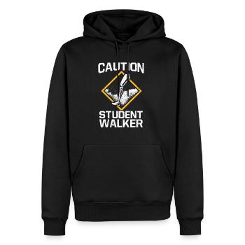 Behinderung Humor Amputaion Bein Einbeinig - Männer Premium Bio Hoodie - Schwarz - Vorne - Nico (187cm)