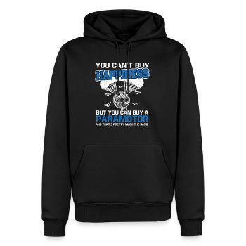 Gleitschirmflieger Paragliding Motorsegler Pilot - Männer Premium Bio Hoodie - Schwarz - Vorne - Nico (187cm)