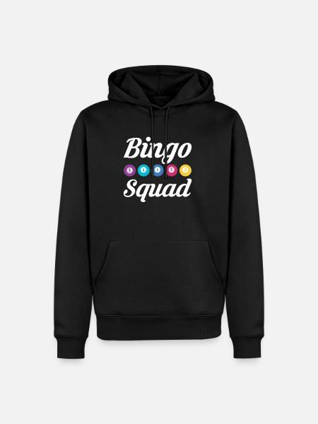 Bingo Squad Shirt Gift - Men’s Premium Organic Hoodie - black