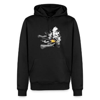 Glassbläser Glaser Glasmacher Glaskunst Handwerker - Männer Premium Bio Hoodie - Schwarz - Vorne - Nico (187cm)
