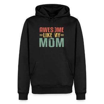 Mama Schulabschluss Abschlussfeier Schule Mutter - Männer Premium Bio Hoodie - Schwarz - Vorne - Nico (187cm)