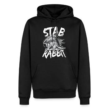 Amoureux des animaux Lapin Rongeurs Porc-épic Animaux - Sweat à capuche Premium bio Homme - noir - Devant - Nico (187cm)
