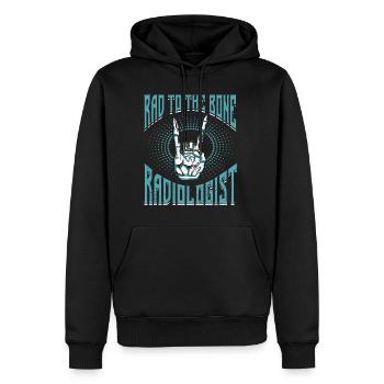 Radiologie Radiologe Mediziner Krankenhaus Arzt - Männer Premium Bio Hoodie - Schwarz - Vorne - Nico (187cm)