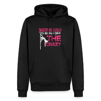 Pole Dance Dictons Danse Danse Pole Dance - Sweat à capuche Premium bio Homme - noir - Devant - Nico (187cm)