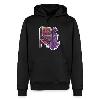 Pinball Wizard Shirt Geschenk Flipperautomat - Männer Premium Bio Hoodie - Schwarz - Vorne - Nico (187cm)