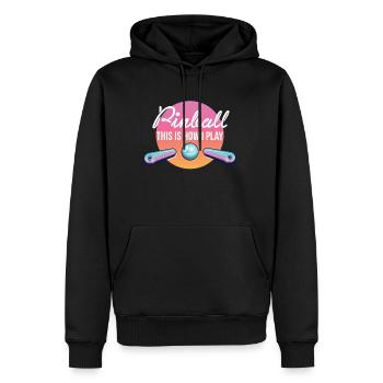 Pinball This Is How I Play Flipperautomat - Männer Premium Bio Hoodie - Schwarz - Vorne - Nico (187cm)