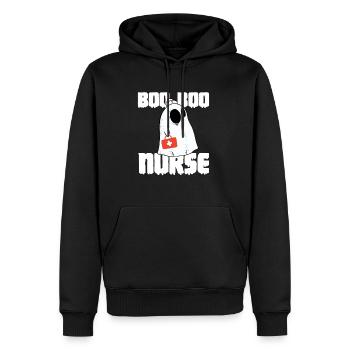 Boo Boo Nurse Shirt Cadeau - Sweat à capuche Premium bio Homme - noir - Devant - Nico (187cm)