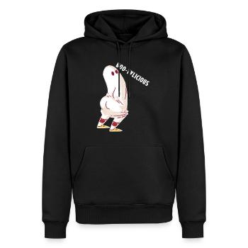 Boo-Tylicous Chemise Fantôme Halloween Fantôme - Sweat à capuche Premium bio Homme - noir - Devant - Nico (187cm)