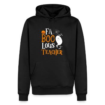 FaBOOlous Teacher Lehrer T-Shirt Geschenk - Männer Premium Bio Hoodie - Schwarz - Vorne - Nico (187cm)