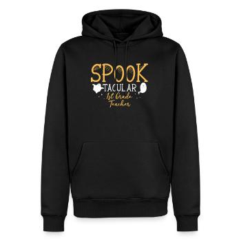 Spook Tacular 1st Grade Teacher Shirt - Männer Premium Bio Hoodie - Schwarz - Vorne - Nico (187cm)