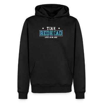 Team Redhead Shirt Geschenk Rote Haare - Männer Premium Bio Hoodie - Schwarz - Vorne - Nico (187cm)