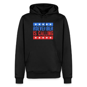 Roevember appelle le cadeau de chemise du féminisme - Sweat à capuche Premium bio Homme - noir - Devant - Nico (187cm)