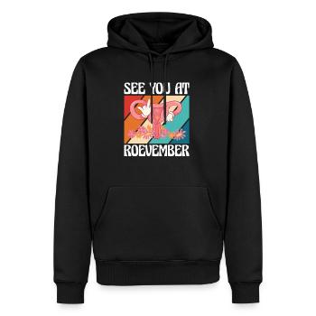 See You At Roevember - Männer Premium Bio Hoodie - Schwarz - Vorne - Nico (187cm)