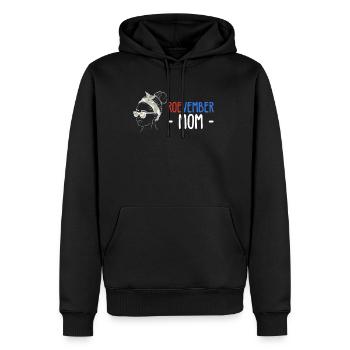 Roevember Maman Chemise Cadeau Maman Maman - Sweat à capuche Premium bio Homme - noir - Devant - Nico (187cm)