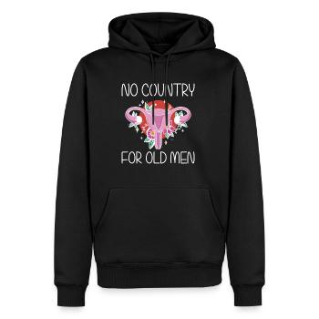 No Country For Old Men Shirt Cadeau - Sweat à capuche Premium bio Homme - noir - Devant - Nico (187cm)