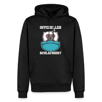 Offizielles schlafshirt Koala - Männer Premium Bio Hoodie - Schwarz - Vorne - Nico (187cm)