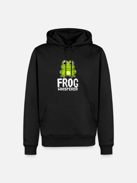 Funny Frog Lover Frog Whisperer - Men’s Premium Organic Hoodie - black