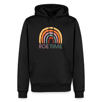 Cadeau de chemise Roe Time Roevember - Sweat à capuche Premium bio Homme - noir - Devant - Nico (187cm)