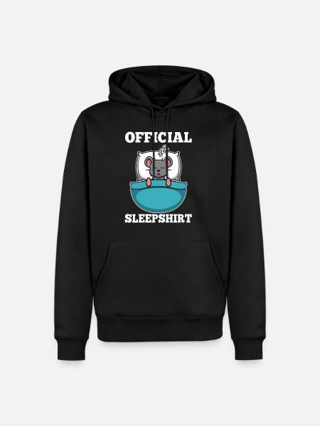 Official sleepshirt mouse - Men’s Premium Organic Hoodie - black