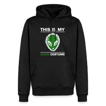 C’est mon cadeau de chemise de costume extraterrestre - Sweat à capuche Premium bio Homme - noir - Devant - Nico (187cm)