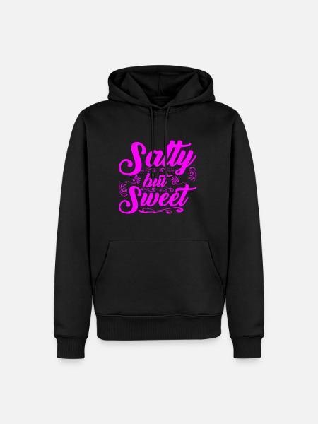 Salty but Sweet 12 - Men’s Premium Organic Hoodie - black