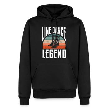 Rodeo Western Tanzen Line Dance Cowboy - Männer Premium Bio Hoodie - Schwarz - Vorne - Nico (187cm)