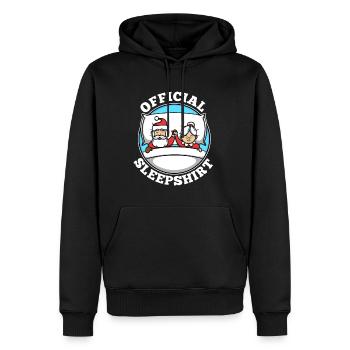 Official sleepshirt christmas - Männer Premium Bio Hoodie - Schwarz - Vorne - Nico (187cm)