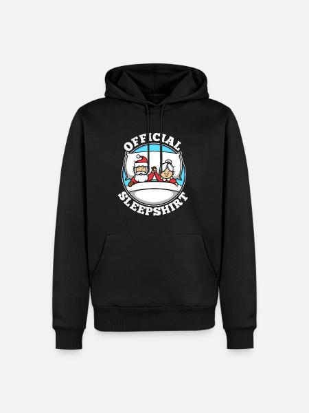 Official sleepshirt christmas - Men’s Premium Organic Hoodie - black