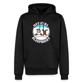Official sleepshirt christmas - Männer Premium Bio Hoodie - Schwarz - Vorne - Nico (187cm)
