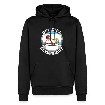 Official sleepshirt christmas - Männer Premium Bio Hoodie - Schwarz - Vorne - Nico (187cm)