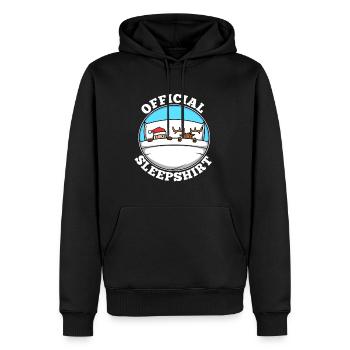 Official sleepshirt christmas - Männer Premium Bio Hoodie - Schwarz - Vorne - Nico (187cm)