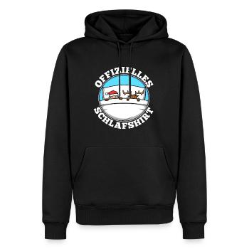 Offizielles schlafshirt Weihnachten - Männer Premium Bio Hoodie - Schwarz - Vorne - Nico (187cm)