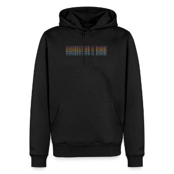 Infirmière correctionnelle infirmière de prison - Sweat à capuche Premium bio Homme - noir - Devant - Nico (187cm)