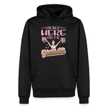 I'm Just Here For The Cheerleaders 4 - Männer Premium Bio Hoodie - Schwarz - Vorne - Nico (187cm)