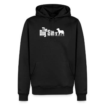 The DogSitter Shirt Geschenk Hunde Sitter - Männer Premium Bio Hoodie - Schwarz - Vorne - Nico (187cm)