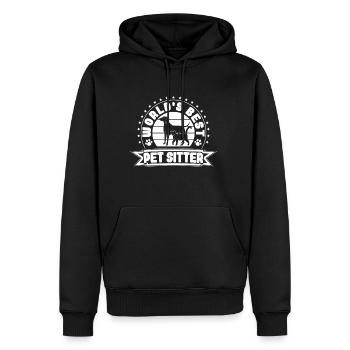 Meilleure chemise de gardien d’animaux au monde - Sweat à capuche Premium bio Homme - noir - Devant - Nico (187cm)